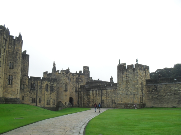 Quidditch lessons were filmed on the lawns at Alnwick!