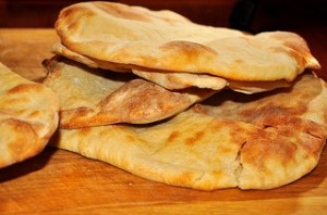 Pita/pitta bread! Whatever way you choose to spell it, it is delicious! Photo credit: jeffreyw at Flickr. Photo used under a Creative Commons Attribution License.